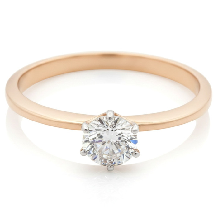 Engagement ring with zirconia eye (1974)