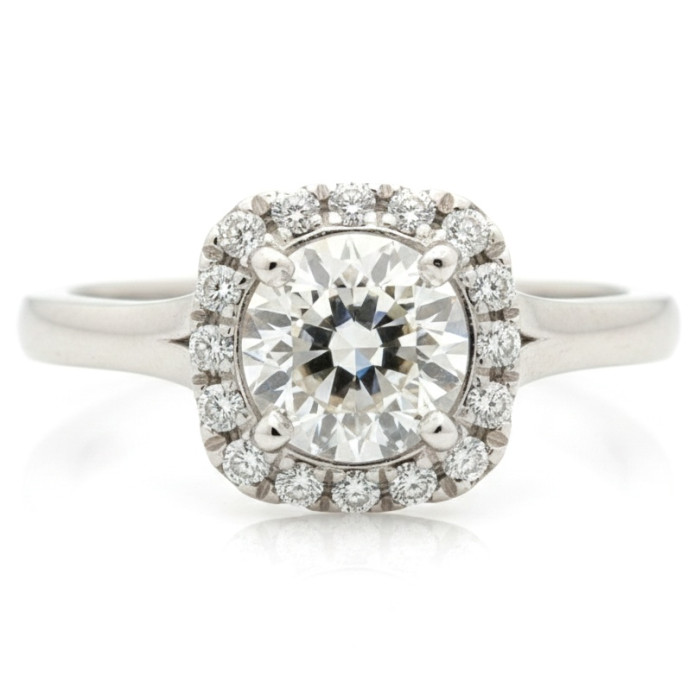 White Gold Engagement Ring (2291)