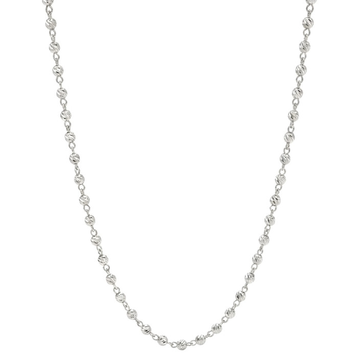 Balta zelta burbuļu ķēdīte (1047)