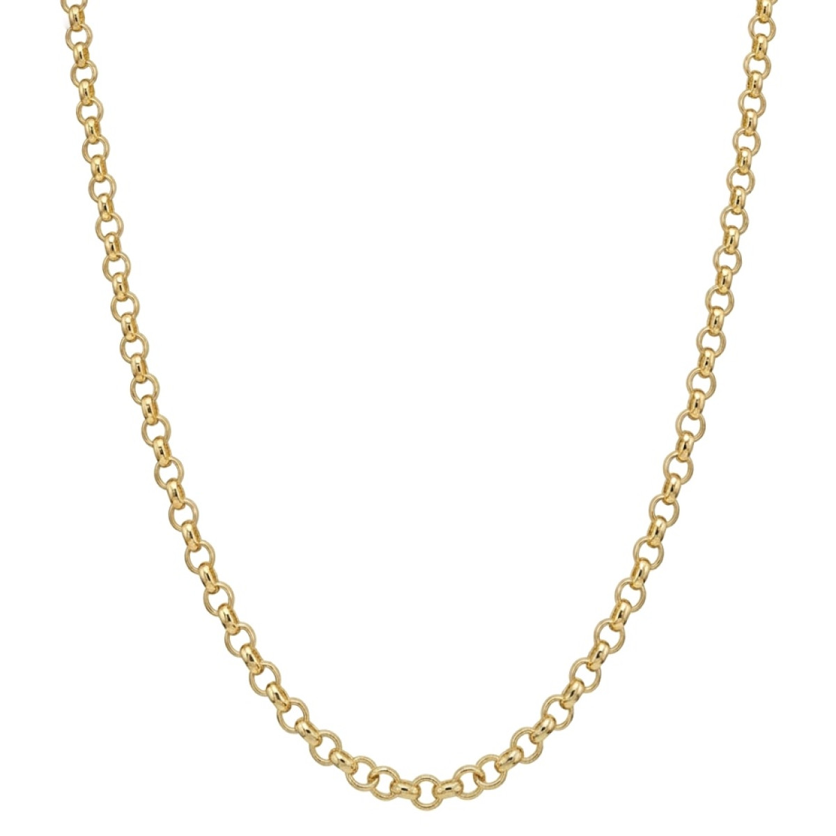 Yellow gold chain (1224), Classic chains, Gold type: 585, Item in the photo weight: 5.56 g - Jewelry online