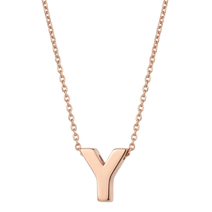  Zelta ķēdīte ar "Y" burta piekariņu (917)