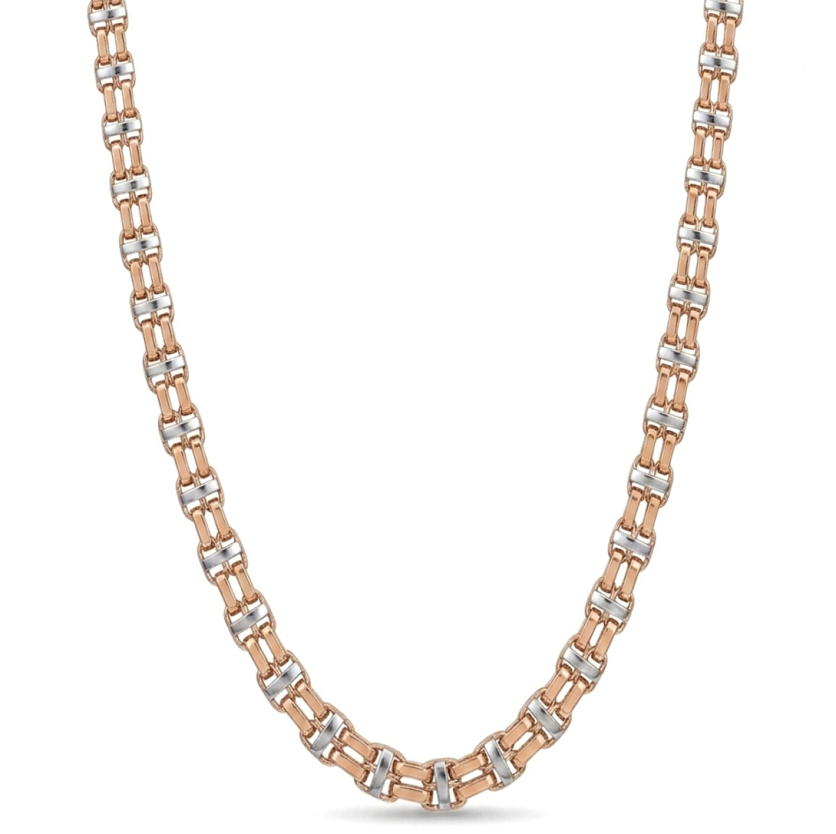 Liela zelta ķēdīte (1462), Lielās ķēdes, Zelta standarts: 585, Produkta foto svars: 9.35 g - Rotājumlietas internetā