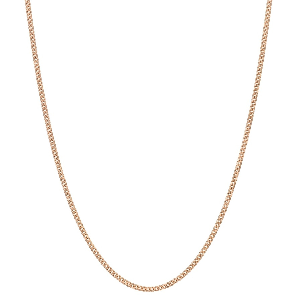 Rozā zelta ķēdīte (1575), Plānas ķēdes, Zelta standarts: 585, Produkta foto svars: 4.01 g - Rotājumlietas internetā