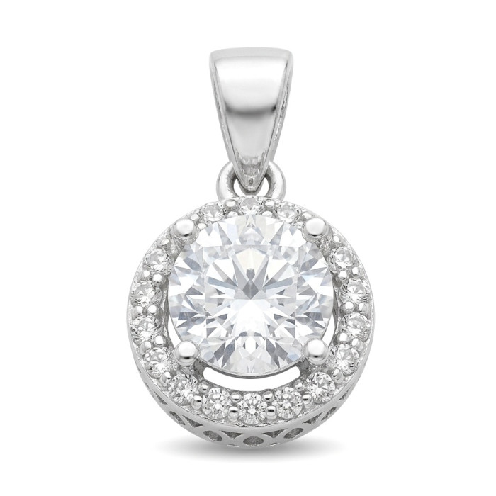 Balto aukso pakabukas su akutėmis (1009)