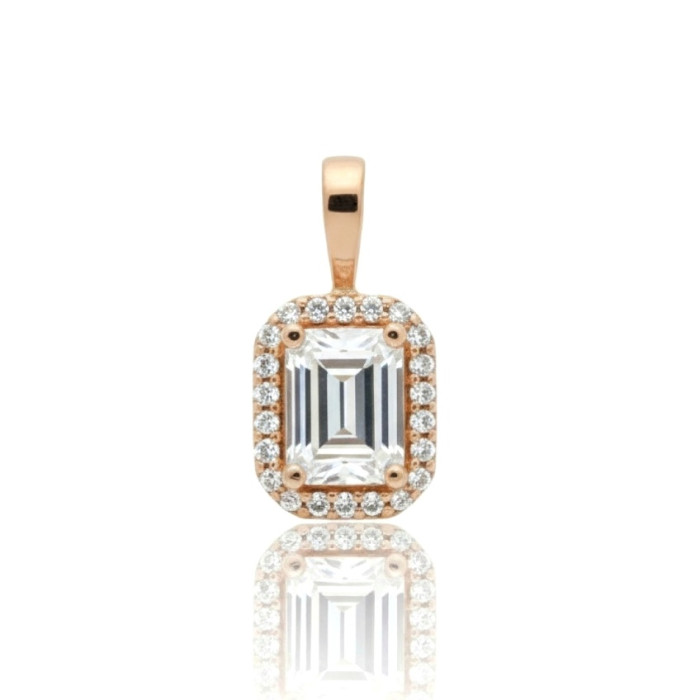 Raudono aukso pakabukas (1065)