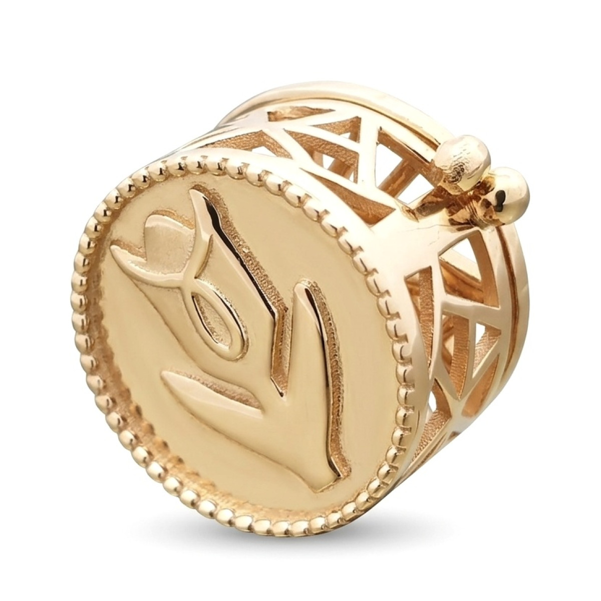 Auksinis atsidaranti pakabukas (881), Be akučių, Aukso praba: 585, Gaminio nuotraukoje svoris: 2.65 g - Juvelyrika internetu