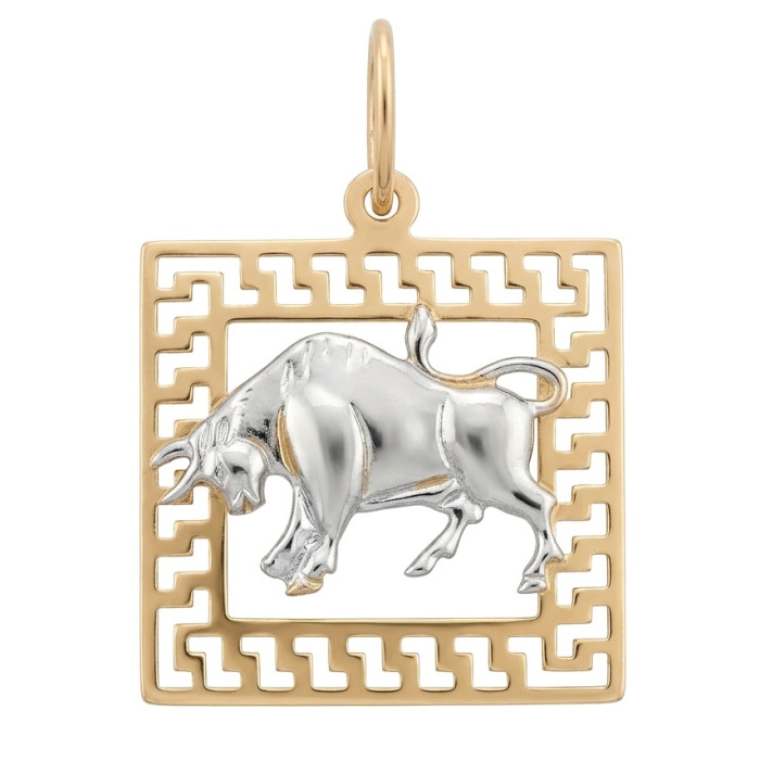 Auksinis pakabukas - zodiako ženklas "Jautis" (929)