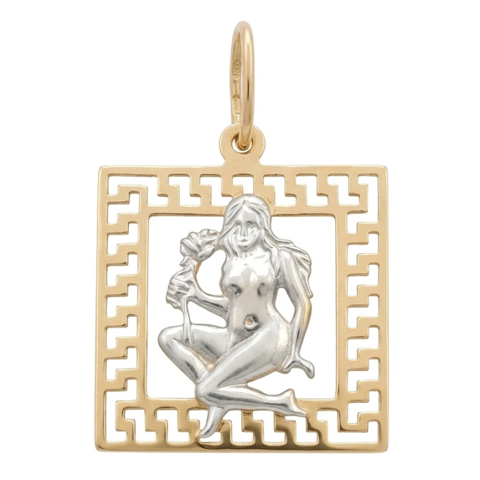 Auksinis pakabukas - zodiako ženklas "Mergelė" (938)