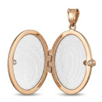 Zelta atklāšanas medaljons (990), Bez cilpām, Zelta standarts: 585, Produkta foto svars: 3.82 g - Pielāgotas rotājumlietas