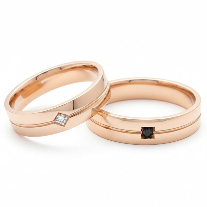  Gold wedding rings (vz114)