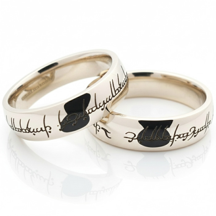 White Gold Engraved Rings (177)