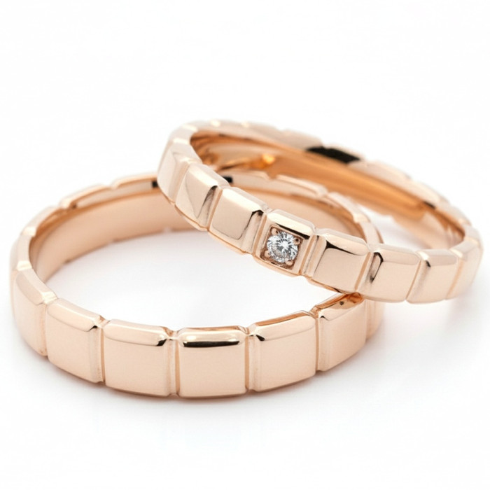 Wedding rings with diamond (vz5)