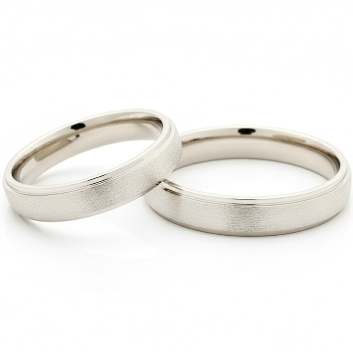  White gold wedding rings (vz80)