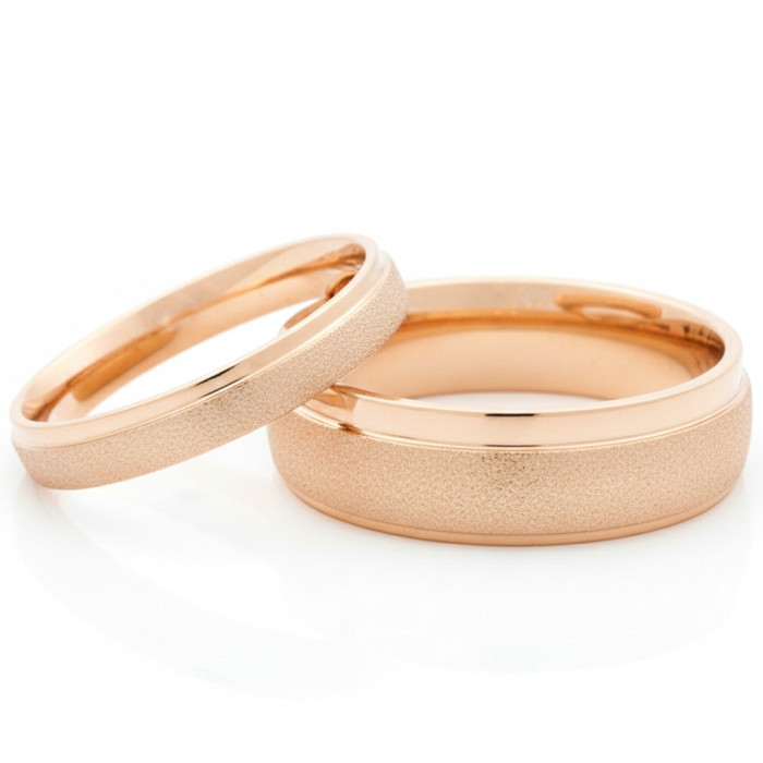  Matte wedding rings (vz91)