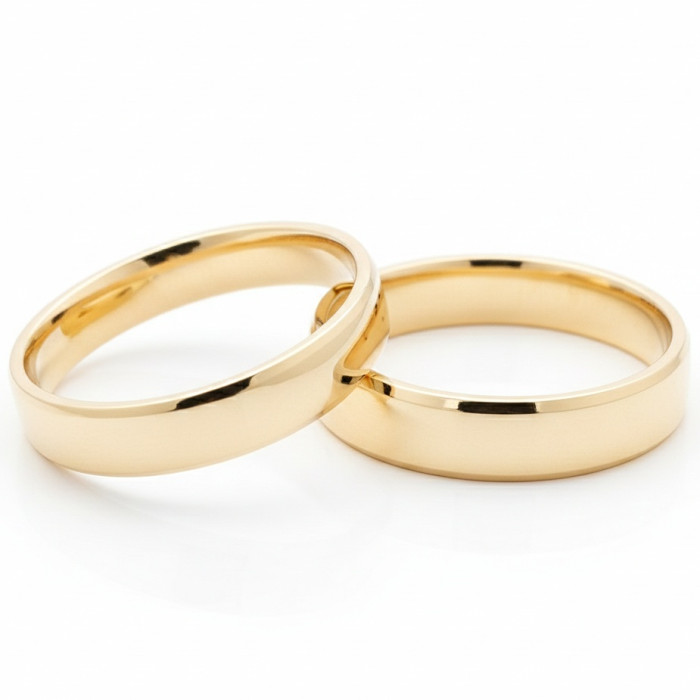  Yellow gold wedding rings (vz93)