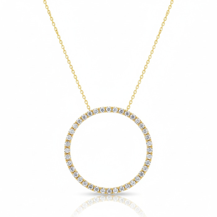 Exclusive Diamond Circle with Chain (329)