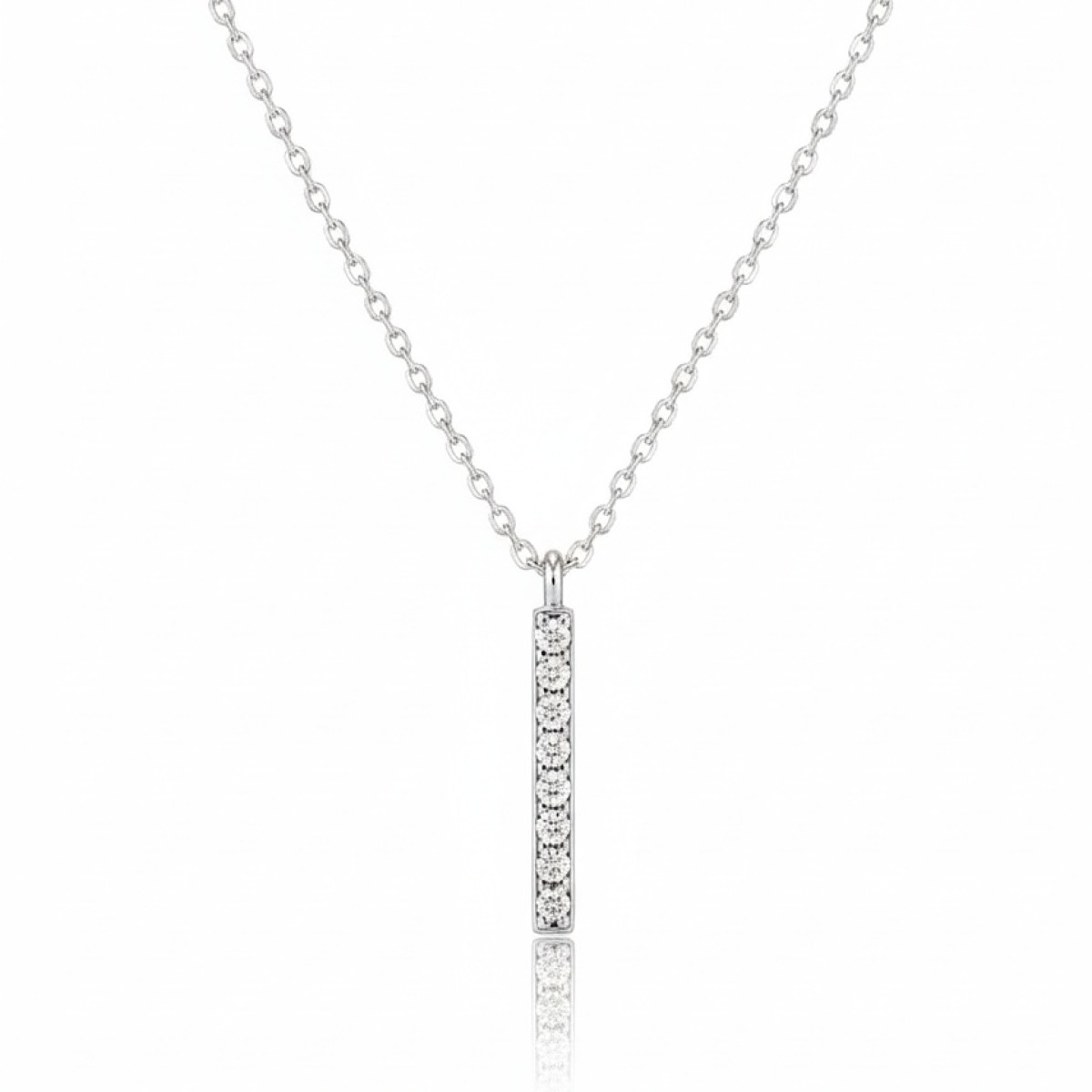 Diamond letter , Letters, Gold type: 585, Item in the photo weight: 3.40 g, Gemstone: Brilliant, Gemstone ct.: 0.10-0.19 ct, Gemstone ct.: 0.14 ct - Jewelry online