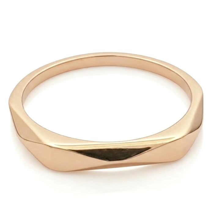 Minimālistisks zelta gredzens bez cilpiņiem (1813)