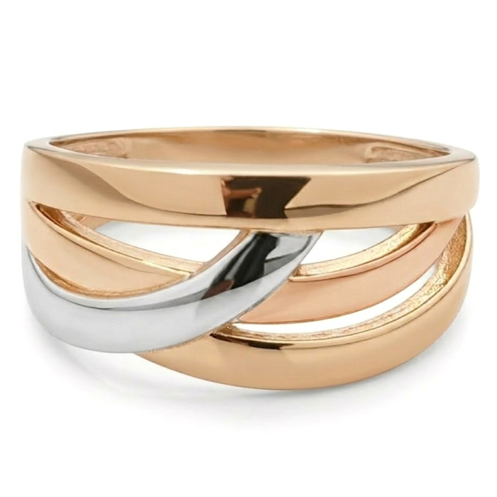 Zelta gredzens ar baltā zelta detaļām (1814)