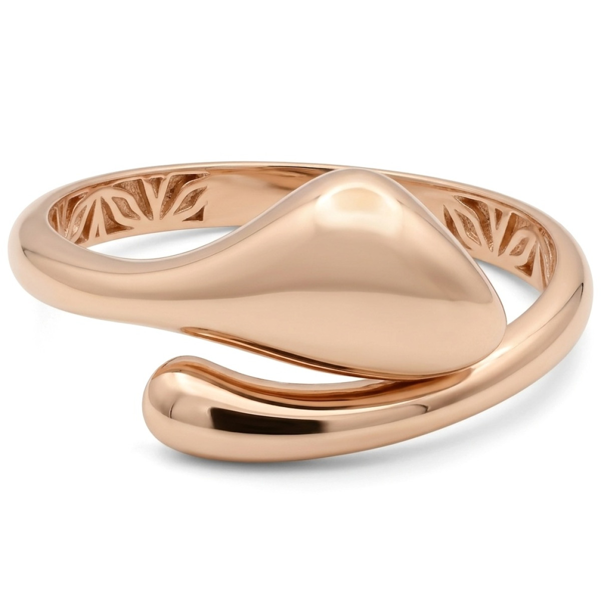 Minimālistisks zelta gredzens (1916), Bez cilpām, Zelta standarts: 585, Produkta foto svars: 1.73 g - Rotājumlietas internetā