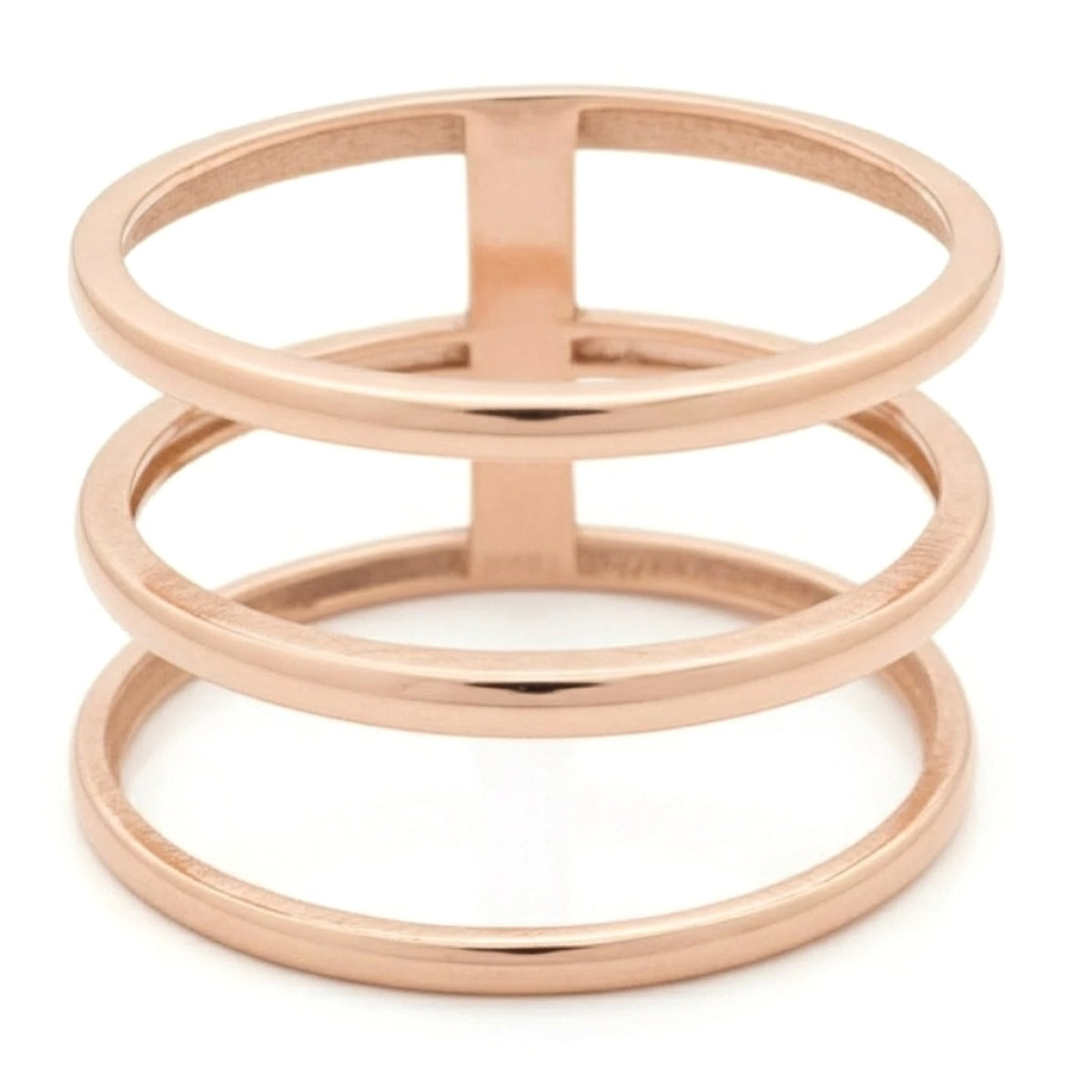 Triple Golden Ring (1917), Without Gemstones, Gold type: 585, Item in the photo weight: 3.38 g - Jewelry online