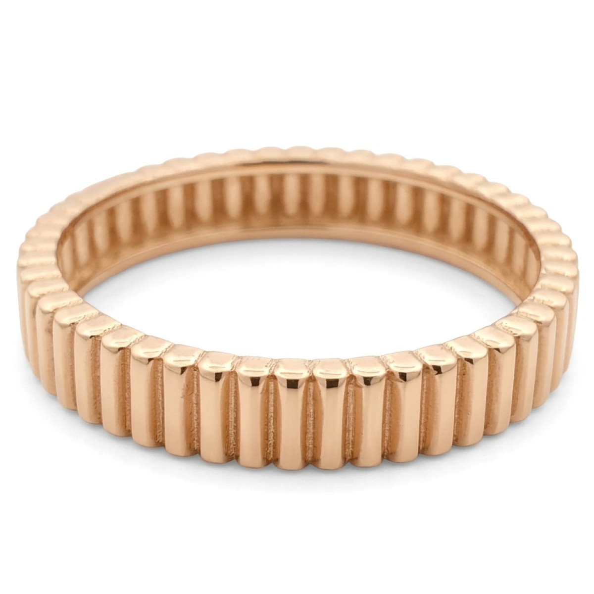 Minimālisma zelta gredzens (1931), Bez cilpām, Zelta standarts: 585, Produkta foto svars: 2.04 g - Rotājumlietas internetā