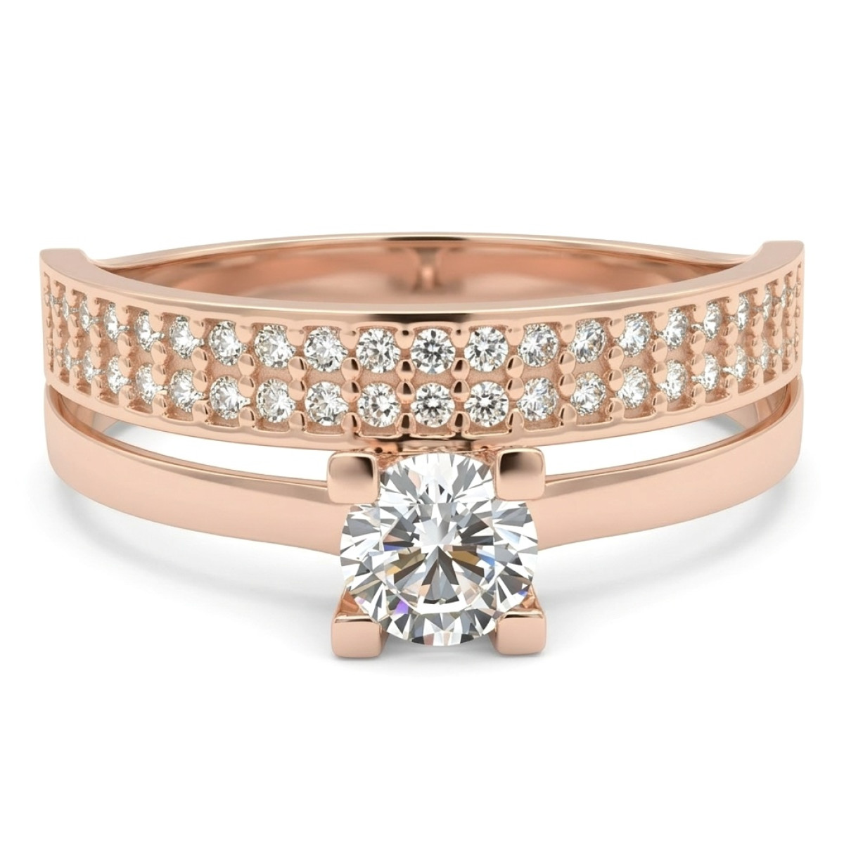 Zelta gredzens ar cilpiņām (1976), Ar acīm, Zelta standarts: 585, Produkta foto svars: 2.31 g, Dārgakmeņi: Cirkons - Rotājumlietas internetā