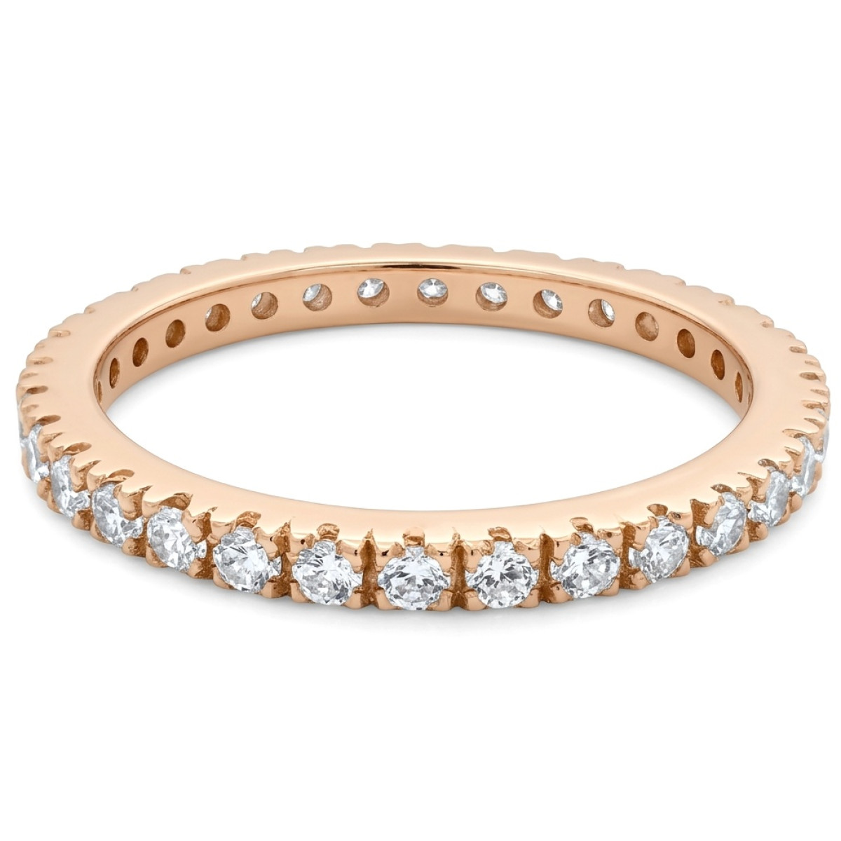 Zelta gredzens, dekorēts ar cirkonija sloksni (2077), Ar acīm, Zelta standarts: 585, Produkta foto svars: 3.07 g, Dārgakmeņi: Cirkons - Rotājumlietas internetā